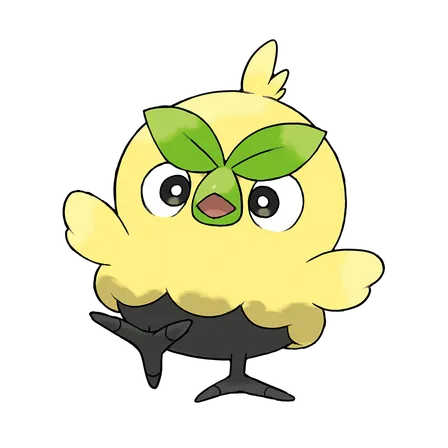 Official Browt starter artwork for Pokemon Winds and Waves